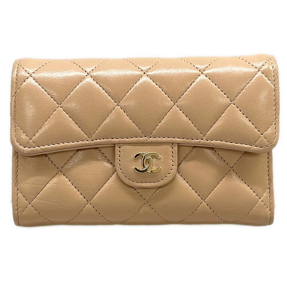 Chanel Matelasse Trifold Wallet AP0232